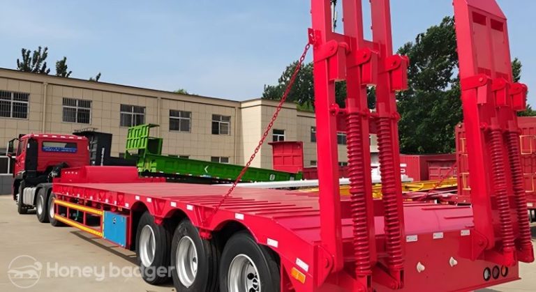 What aspects should be considered before buying a low-bed semi-trailer