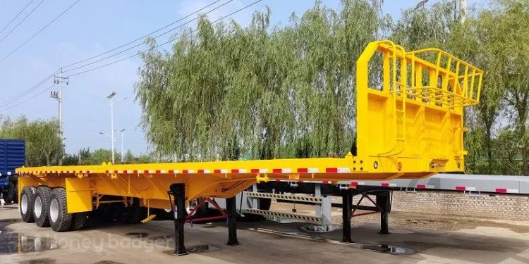 3 Axle Flatbed 40Ft Trailer 
