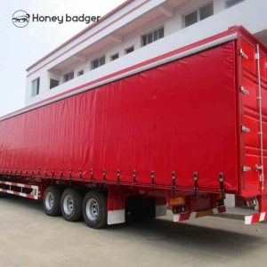 3 Axle Side Curtain Cargo Semi Trailer