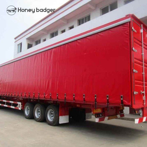 3 Axle Side Curtain Cargo Semi Trailer