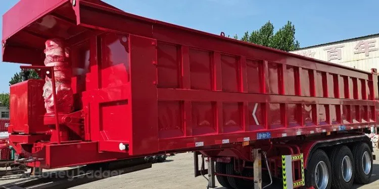 30CBM End Dump Semi Trailer