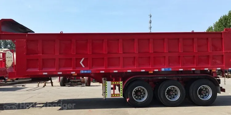 30CBM End Dump Semi Trailer