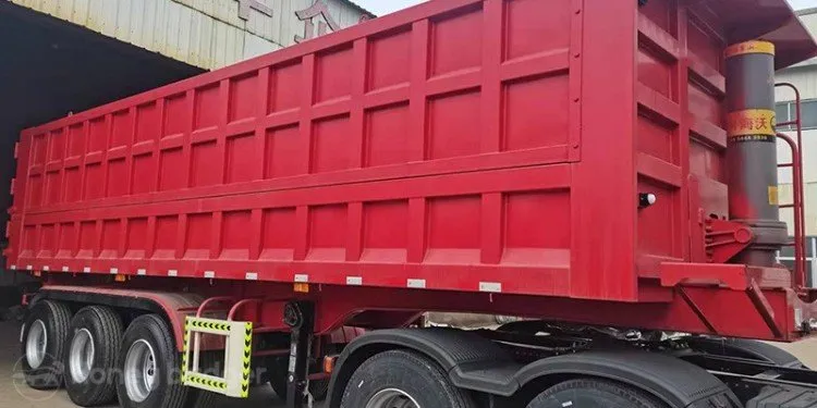 30CBM End Dump Semi Trailer