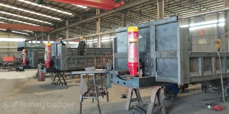 30CBM End Dump Semi Trailer