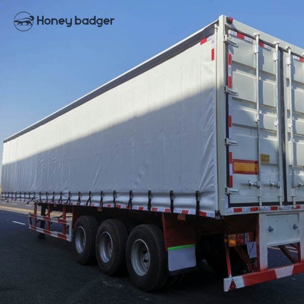 4 Axle 45ft Curtain Trailer