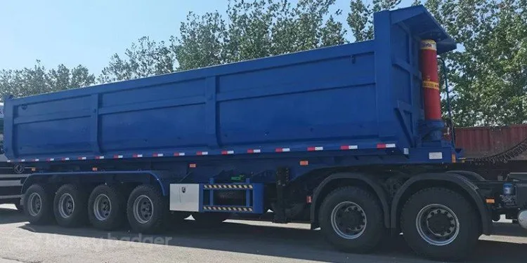 4 Axle End Tipper Semi Trailer