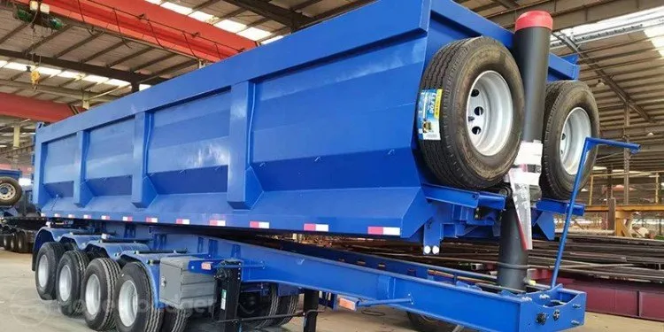 4 Axle End Tipper Semi Trailer