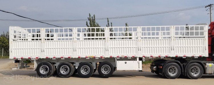 4 Axle Fence Cargo Semi Trailer