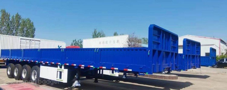 4 Axle Sidewall Semi Trailer
