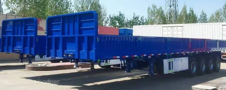 4 Axle Sidewall Semi Trailer
