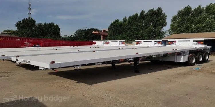 40 Foot Flatbed Tri Axle Trailer