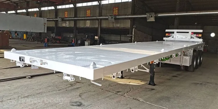40 Foot Flatbed Tri Axle Trailer