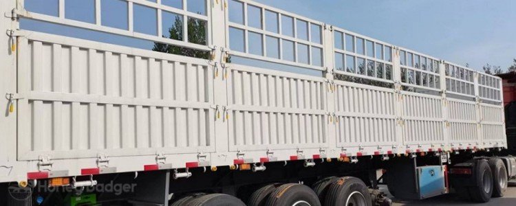 Tri Axles Fence Cargo Trailer