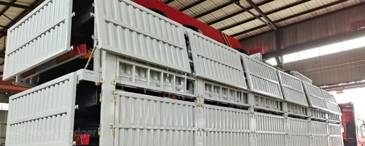 Tri Axles Fence Cargo Trailer