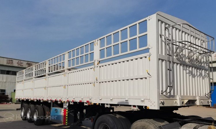 Tri Axles Fence Cargo Trailer