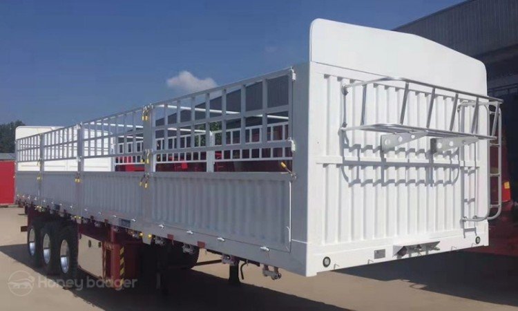 Utility Fence Cargo Truck Semi Trailer